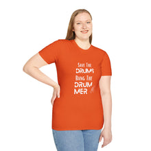 Load image into Gallery viewer, Unisex Save The Drums Tee
