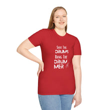Load image into Gallery viewer, Unisex Save The Drums Tee
