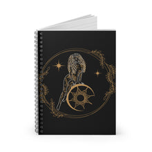 Load image into Gallery viewer, Goddess Spiral Notebook - Ruled Line

