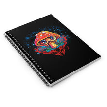 Load image into Gallery viewer, Mushroom Spiral Notebook - Ruled Line
